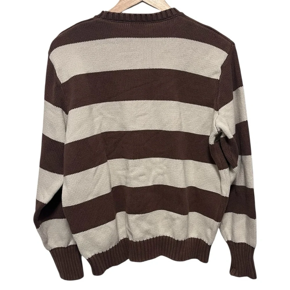 John Galt Cream & Brown Brianna Striped Sweater - Picture 6 of 15